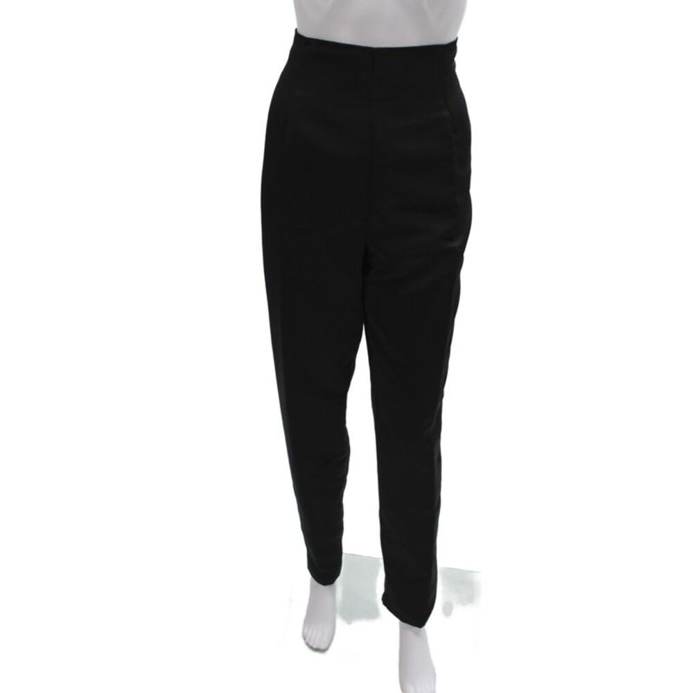 St. John Evening By Marie Gray Women Dress Pants Black Bemberg Rayon Size 8